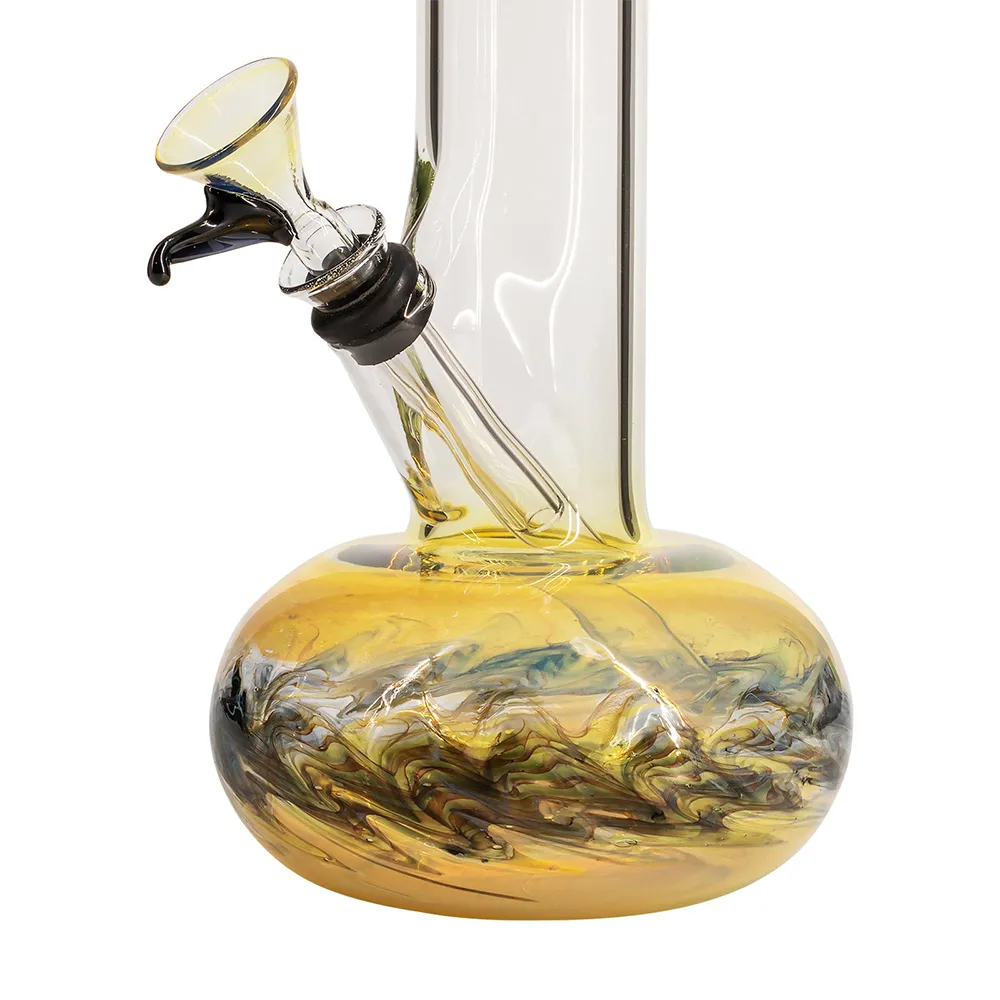 LA Pipes "Smoke Signals" Buoy Fumed Bubble Base Bong