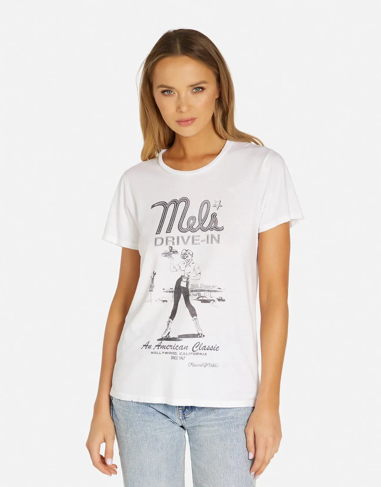 Lauren Moshi Wolf Mels Drive-In T-Shirt