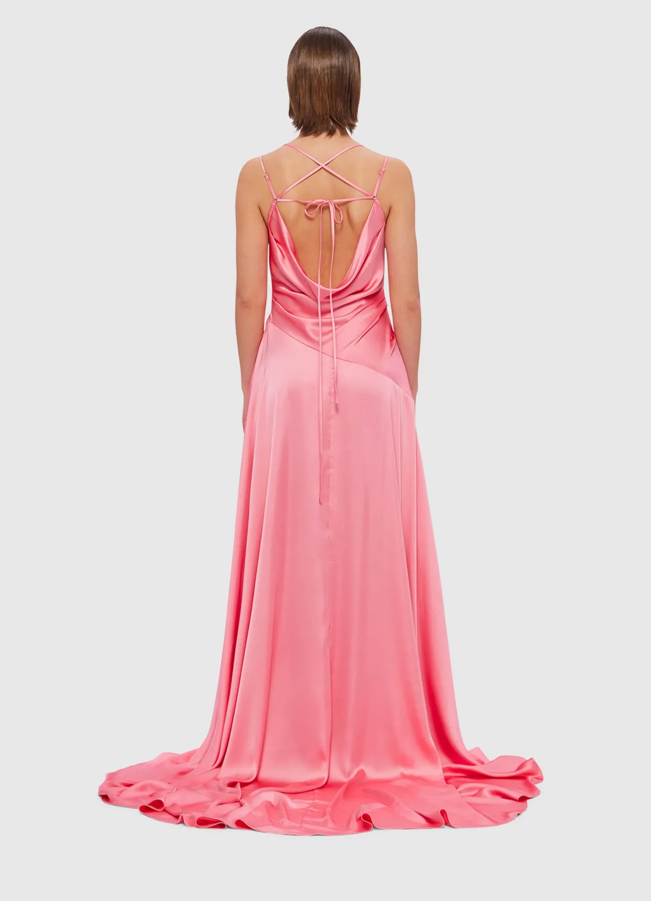 Leo Lin Melodie Gown - Watermelon