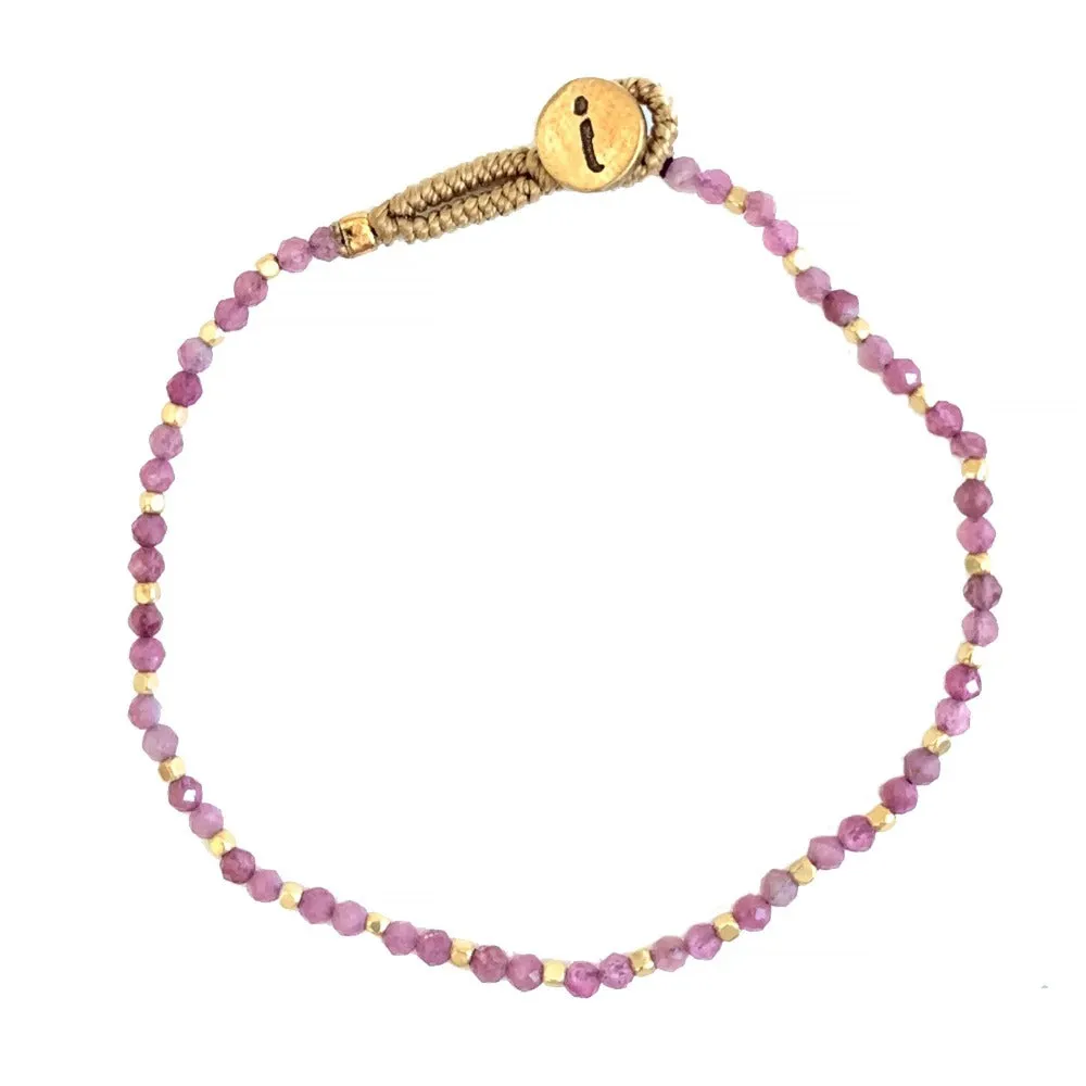 LULU STONE DOT PINK TOURMALINE