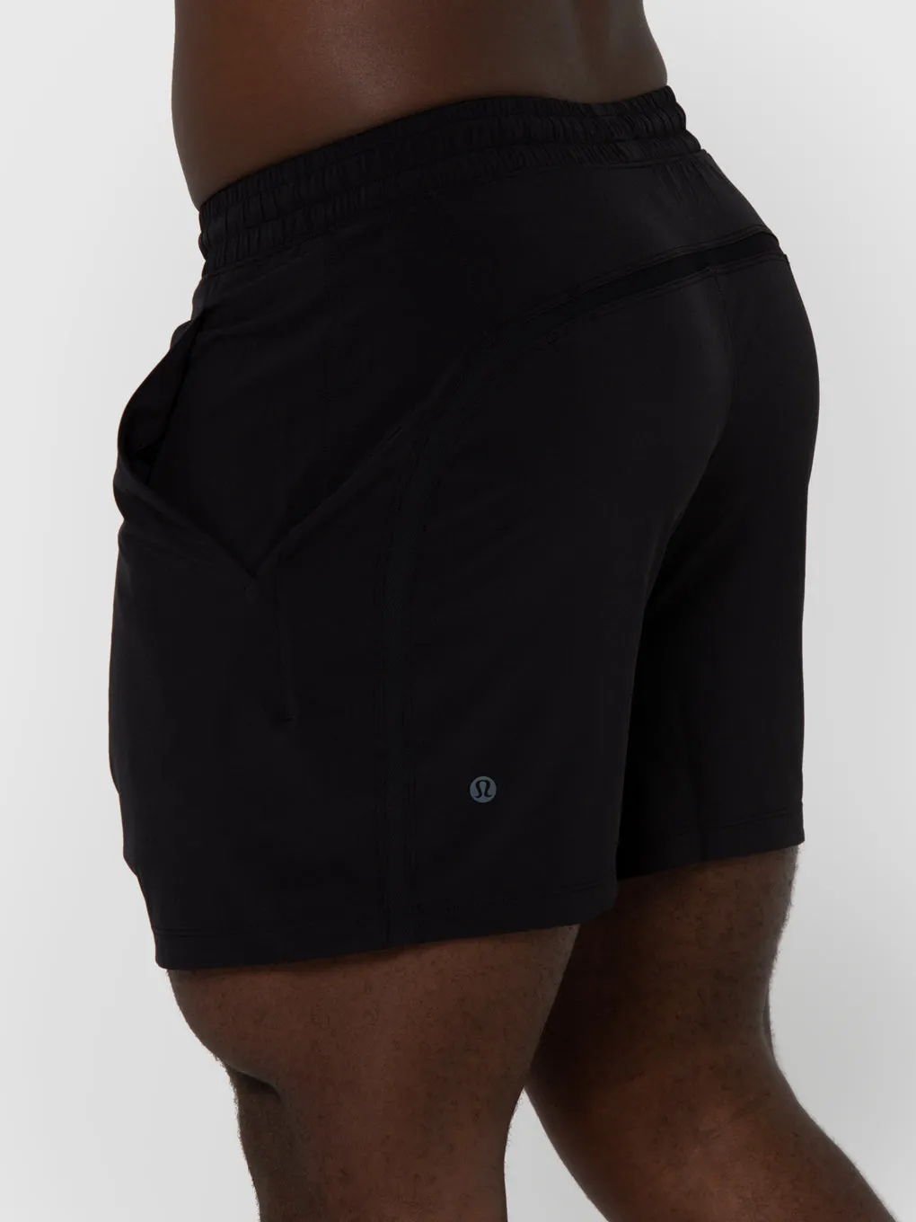 LULULEMON DEEP COAL BLACK PACE BREAKER SHORTS 5IN