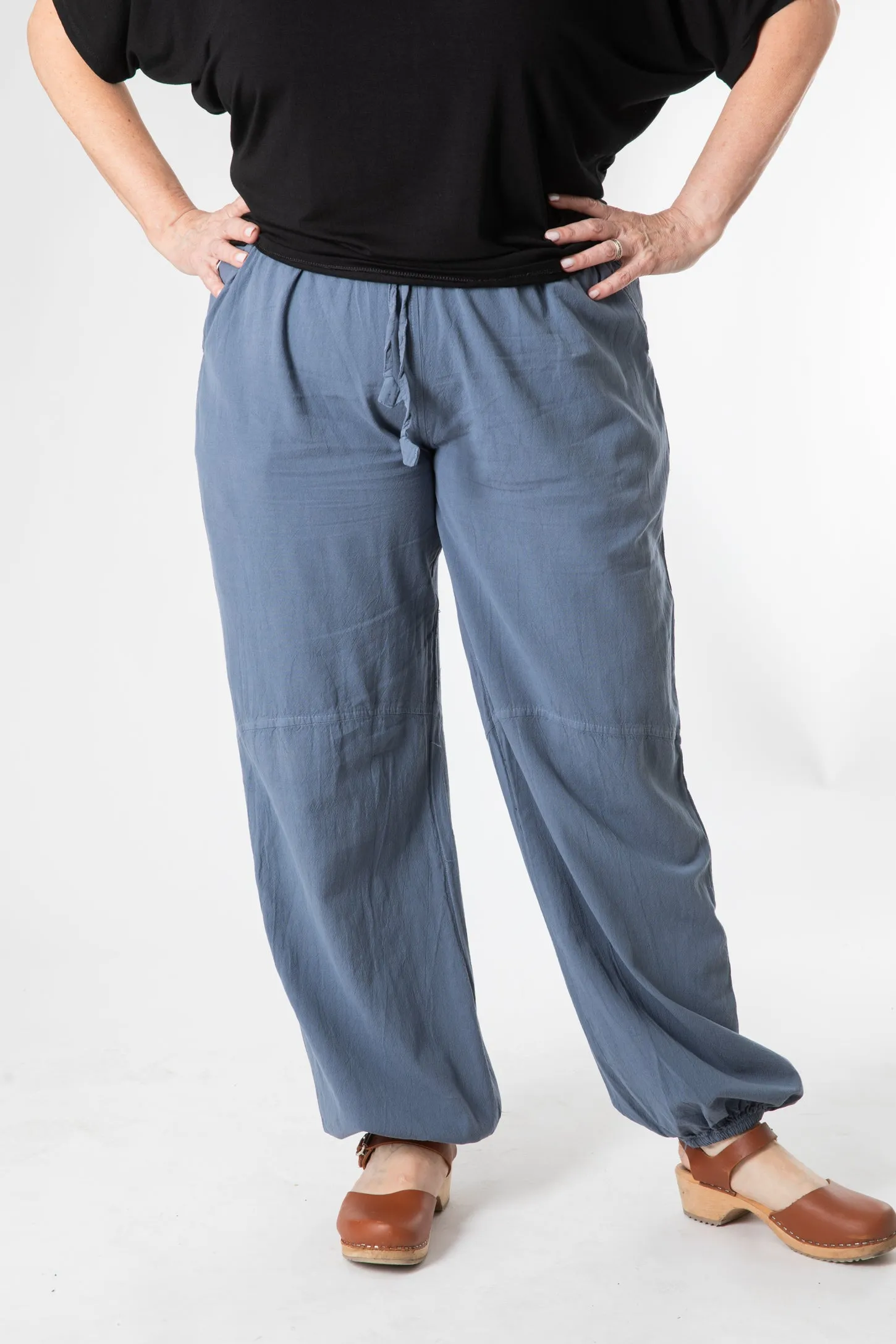 Lung Ta Cotton Harem Pants