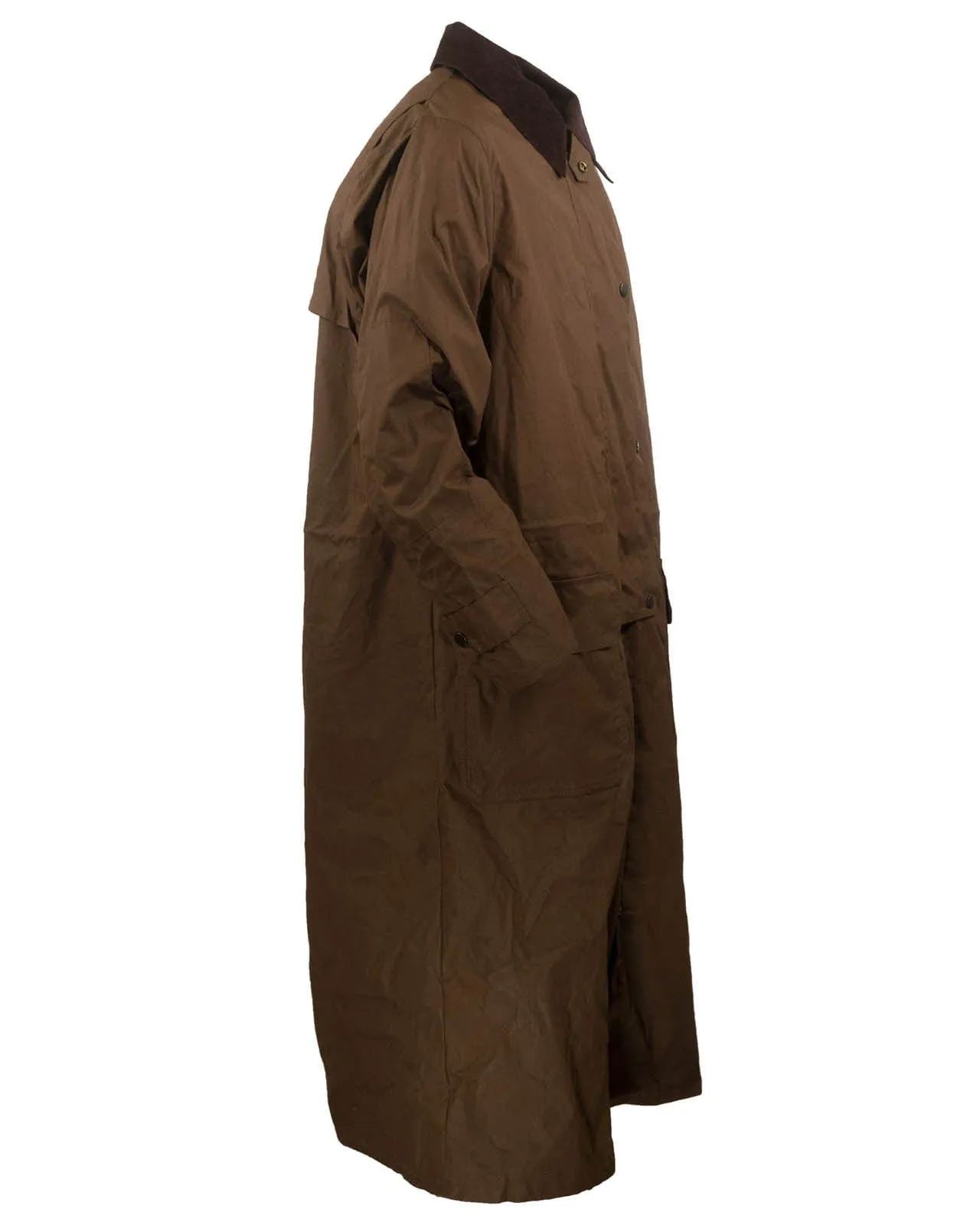 Men’s Wax Cotton Duster Coat