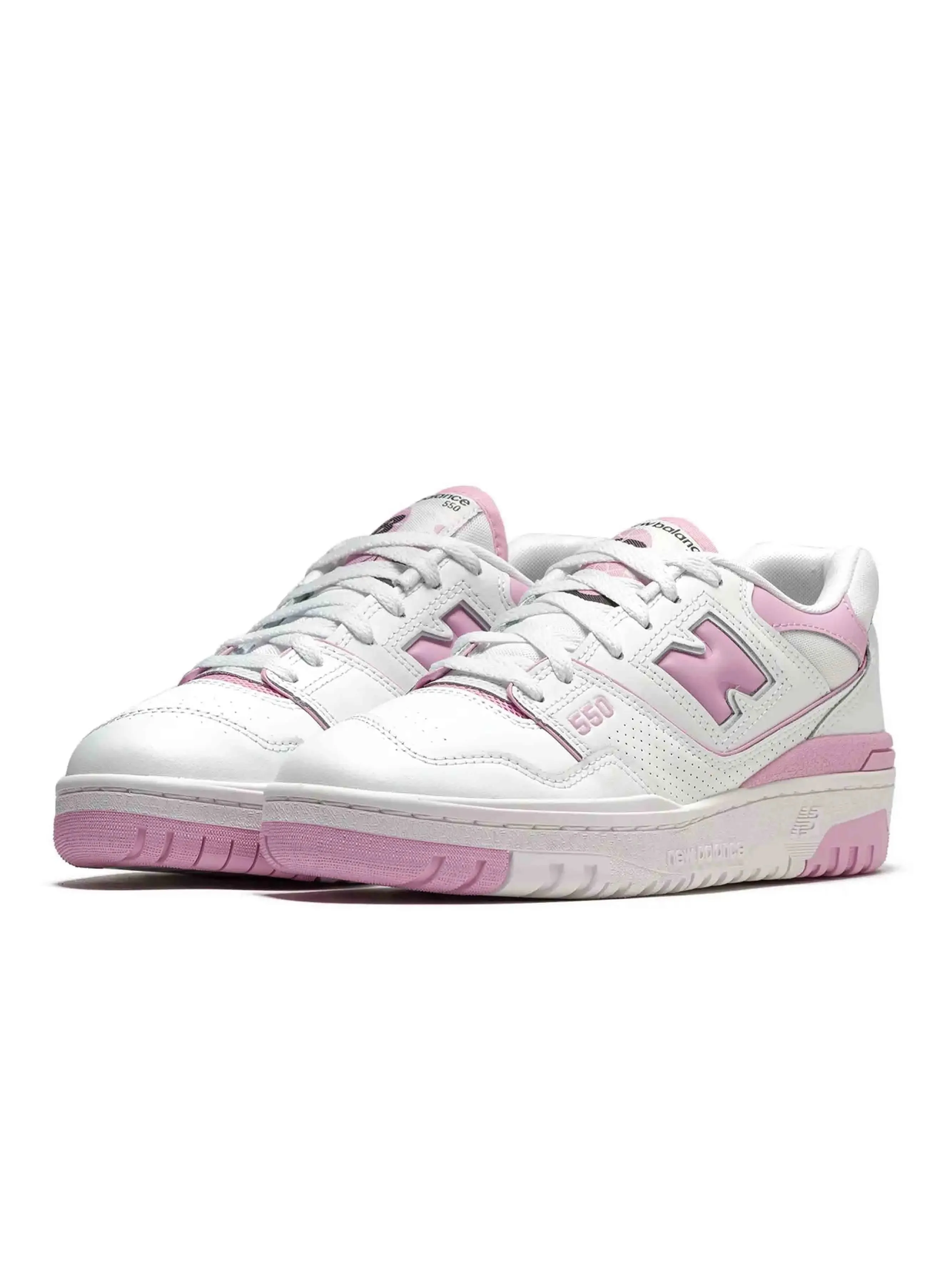 New Balance 550 White Bubblegum Pink (Women's)