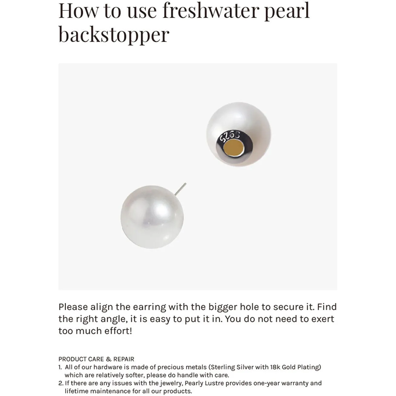 New Yorker Freshwater Pearl Earrings WE00537