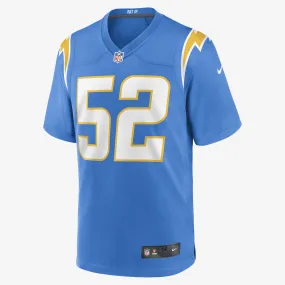 NFL Los Angeles Chargers (Khalil Mack) Men's Game Football Jersey - Powder Blue