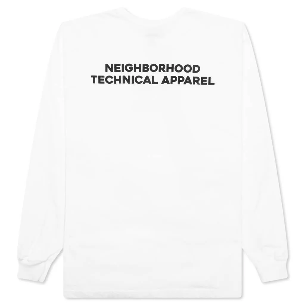 NH. Tee L/S-5 - White