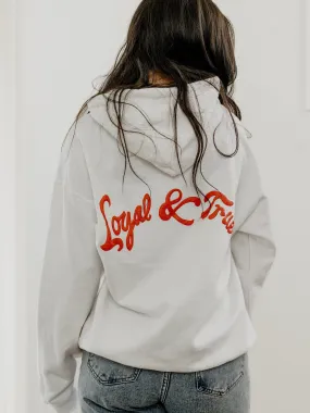 OSU Cowboys Lyric Puff Ink White Hoodie