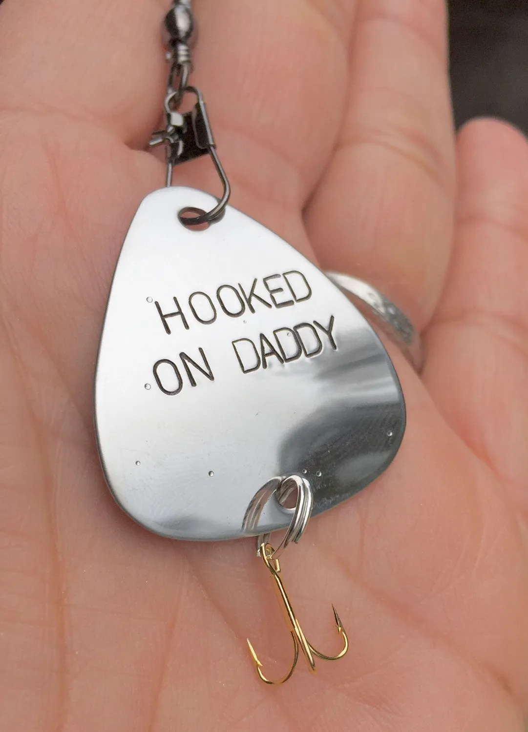 Personalized Fishing Lure, Happy Fathers Day, My Best Catch, I'm hooked on you, Valentines Gift Men, natashaaloha