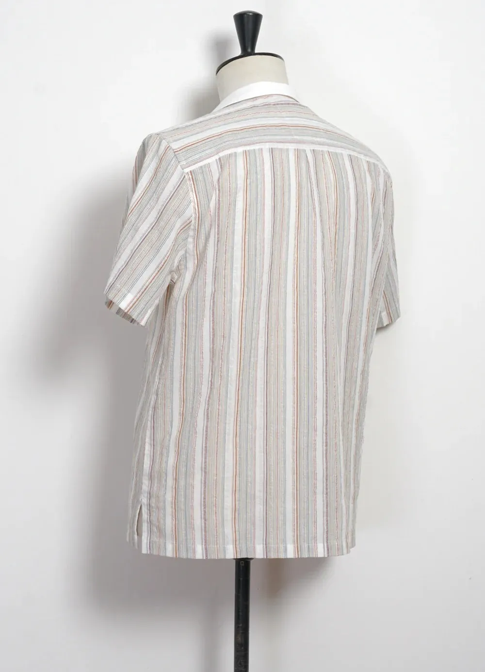 Philip, Short Sleeve Pull-On Shirt, Vanilla