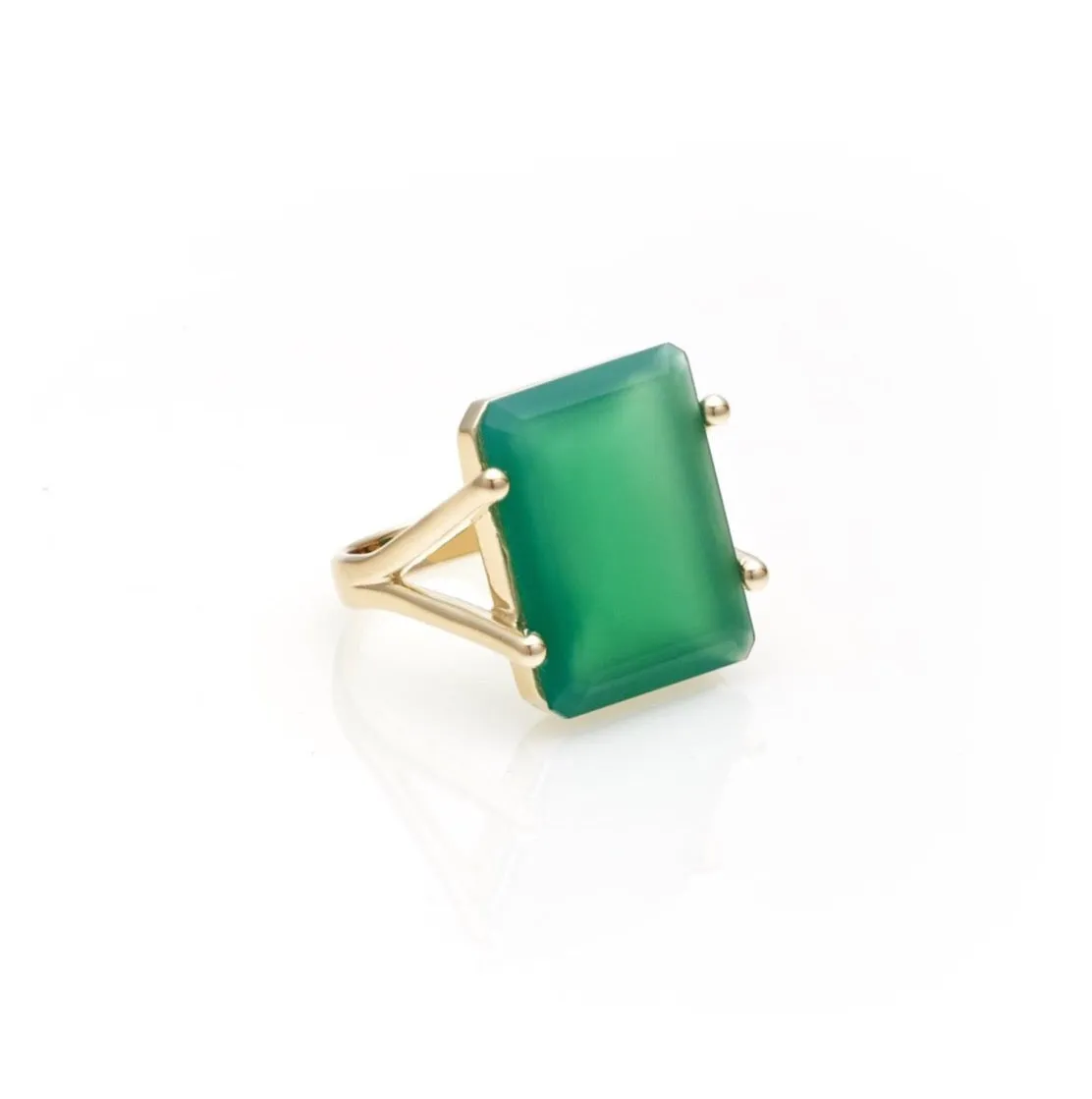 Prima Donna / Green Onyx   Gold / Ring