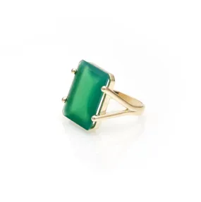 Prima Donna / Green Onyx   Gold / Ring