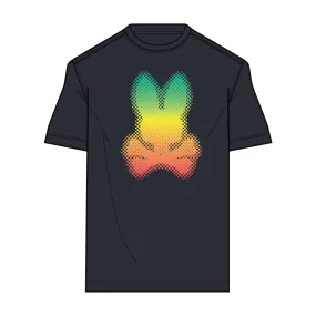 Psycho Bunny Barnett Graphic Tee in Navy