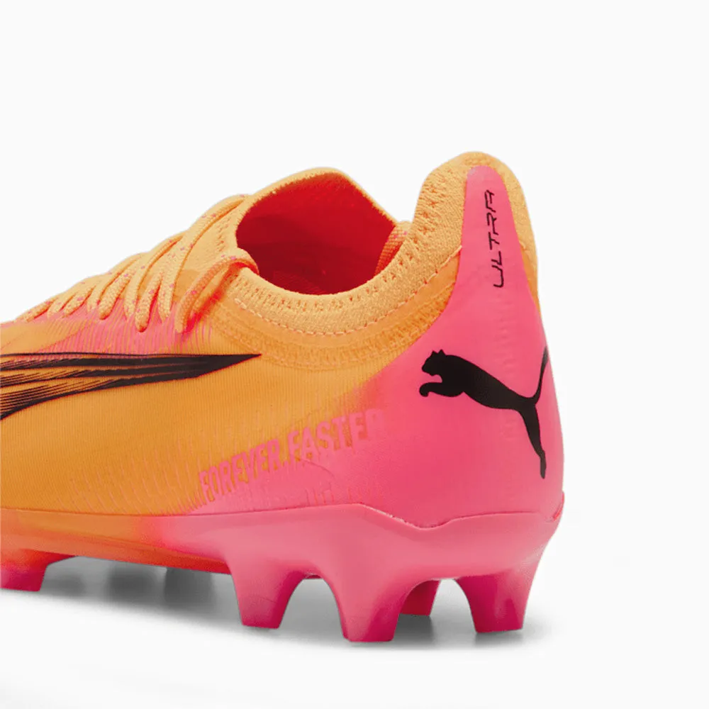 Puma Ultra Ultimate FG/AG Football Boots (Sun Stream/Black/Sunset Glow)