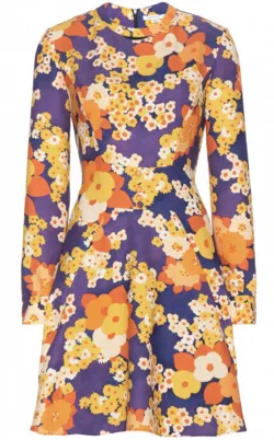 Retro Floral Dress