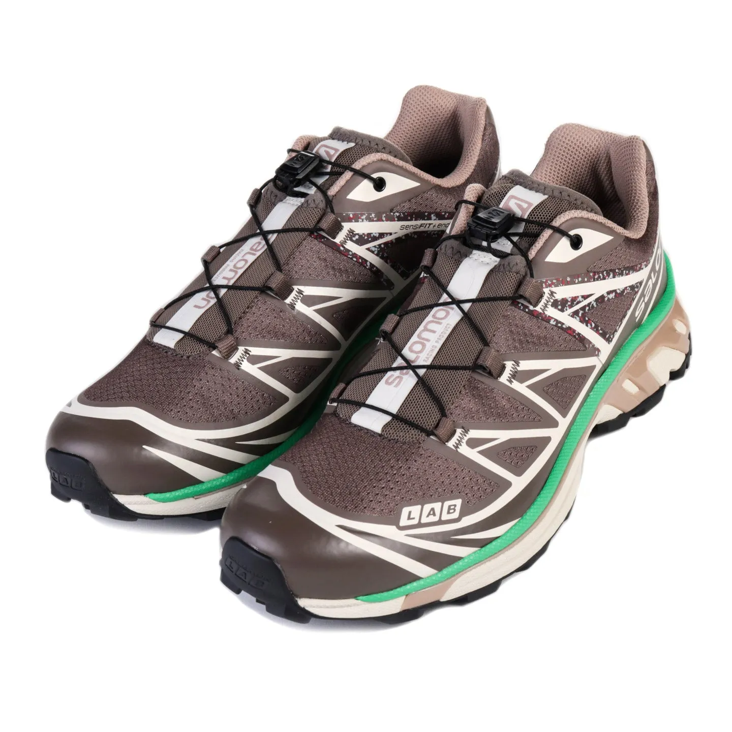 SALOMON XT-6 MINDFUL 2 FALCON / ALMOND MILK / BRIGHT GREEN