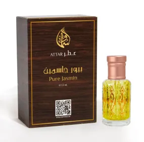 Samawa Pure Jasmin Attar, Concentrated Perfume Oil For Unisex, 12ml