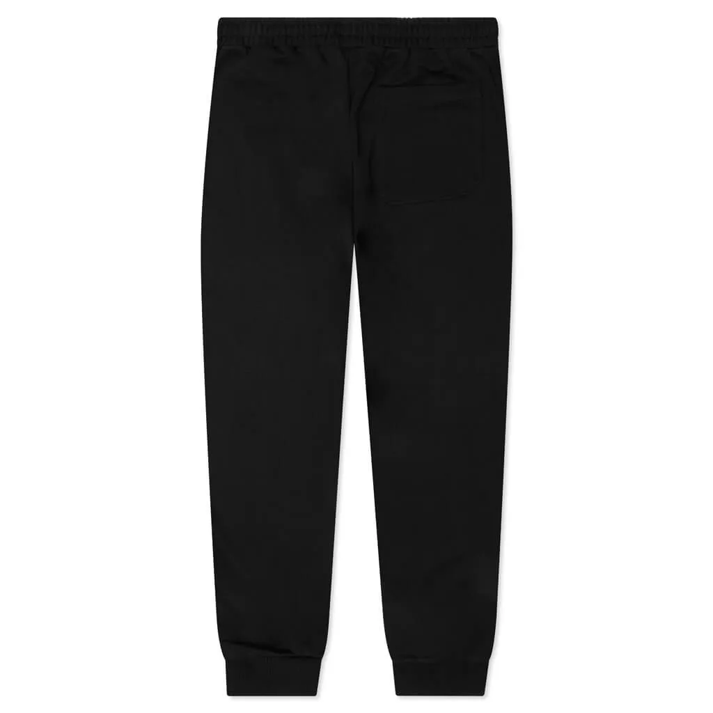 Scribble Logo Jogger - Black