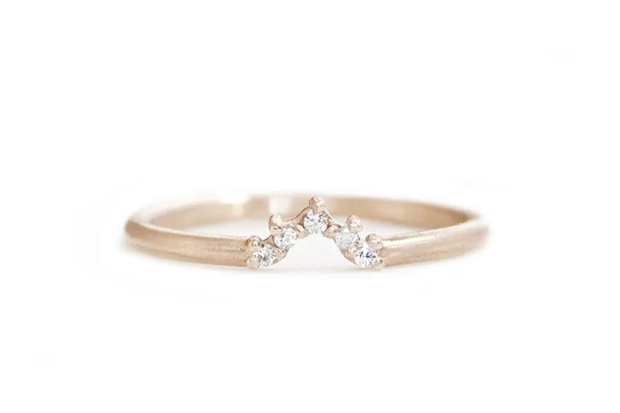 Serena Halo Moissanite Ring