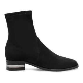 Silent D Women's Fuller Black Stretch Suede