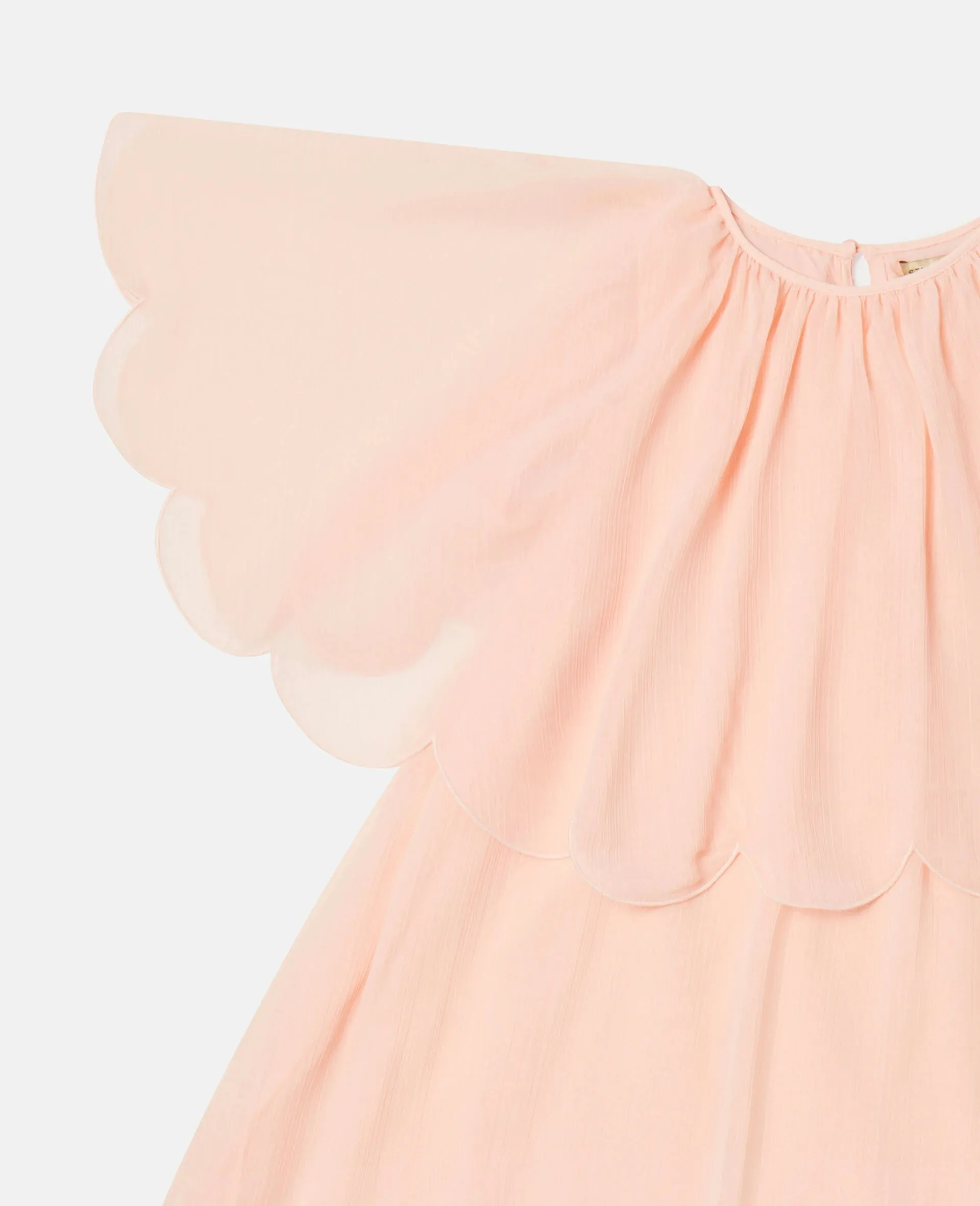 STELLA MCCARTNEY KIDS Scalloped Layer Occasion Dress