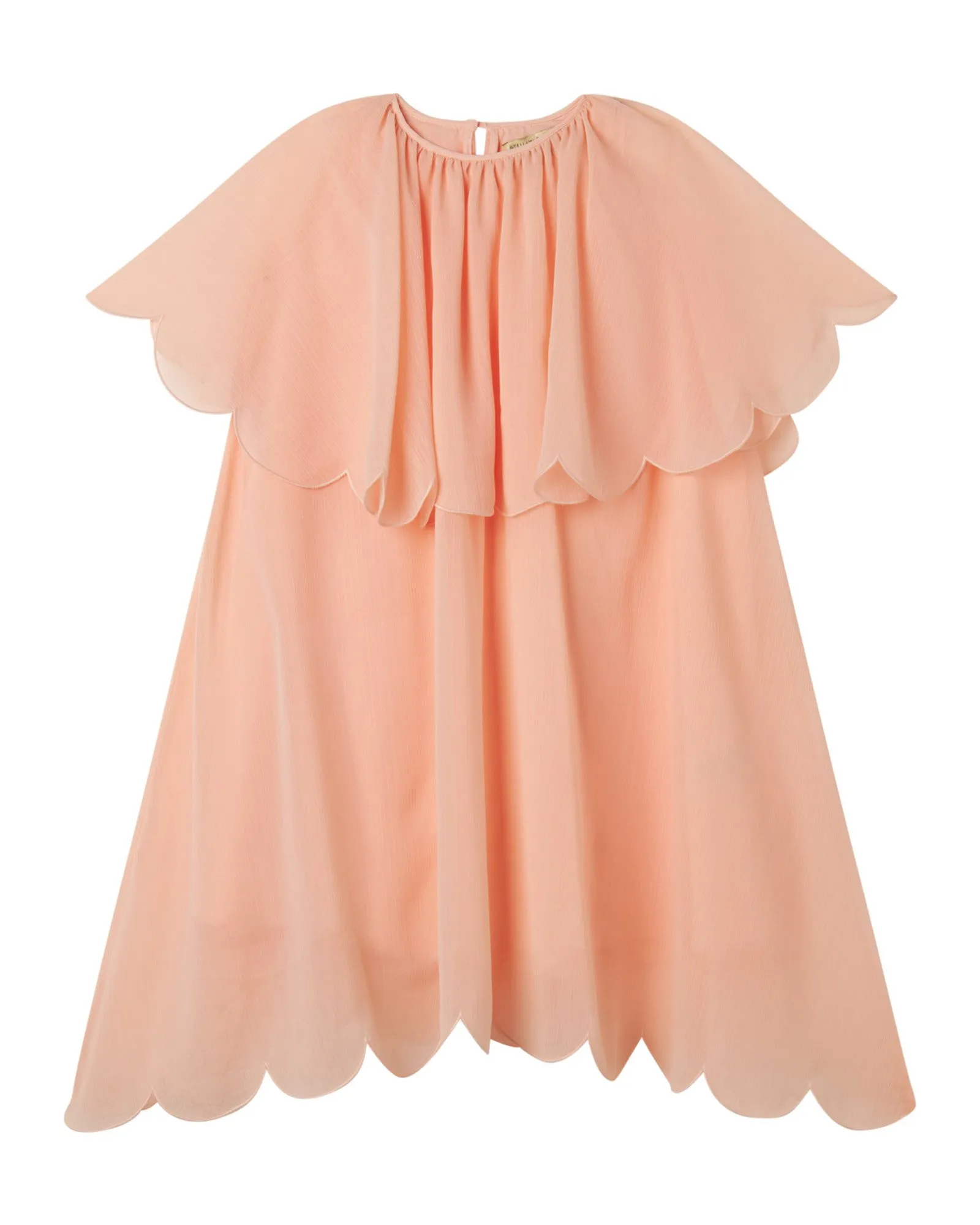 STELLA MCCARTNEY KIDS Scalloped Layer Occasion Dress