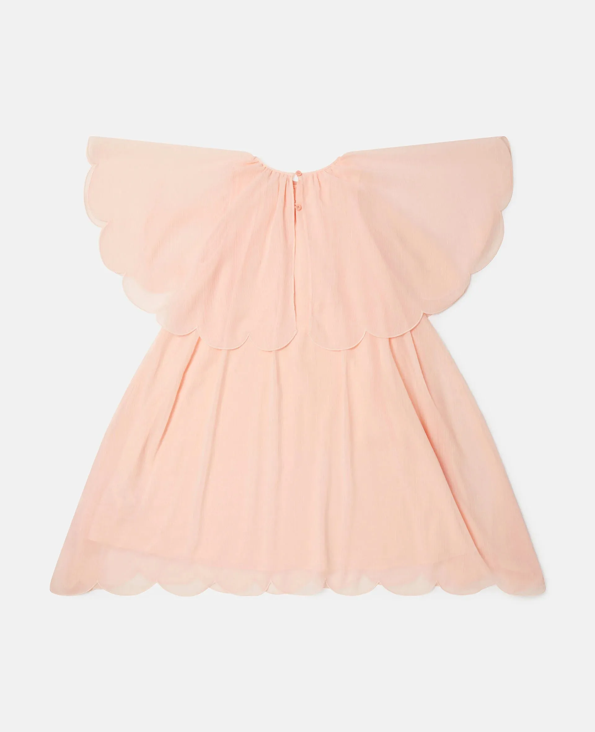 STELLA MCCARTNEY KIDS Scalloped Layer Occasion Dress