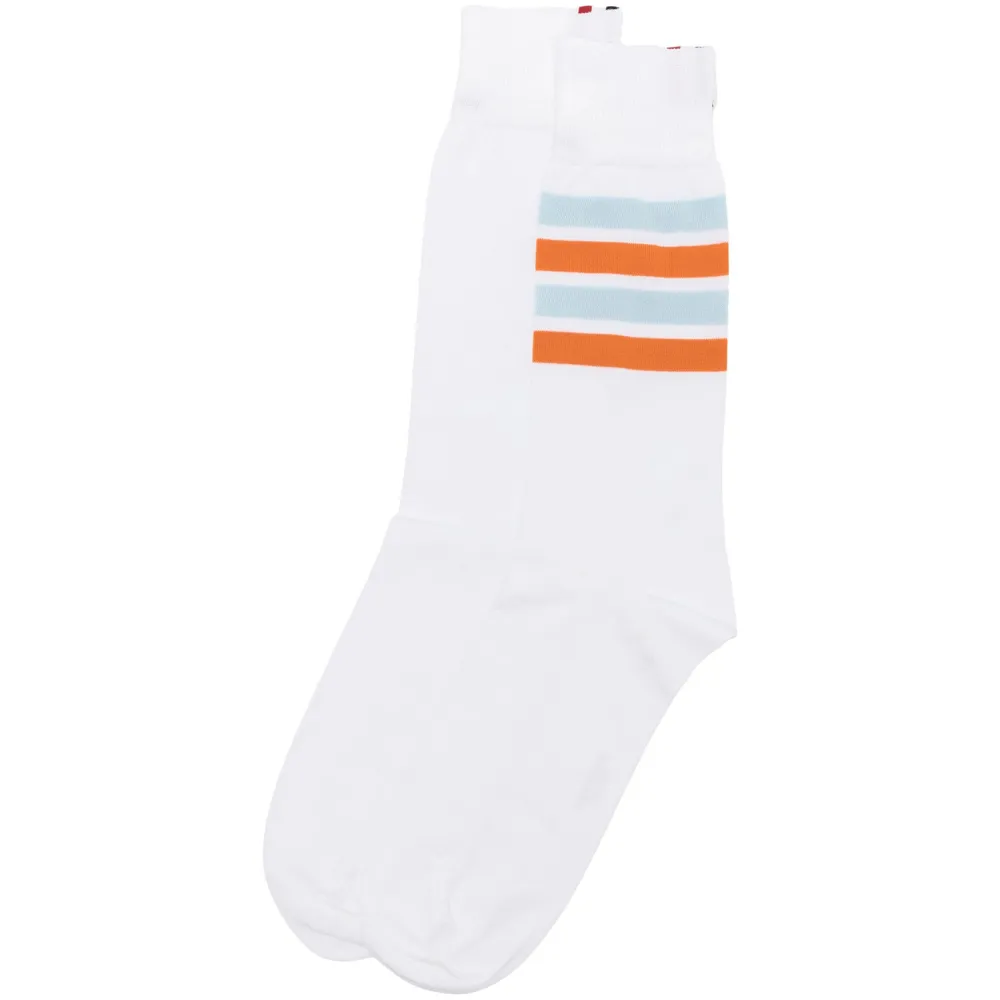 Stripe-Print Cotton Socks