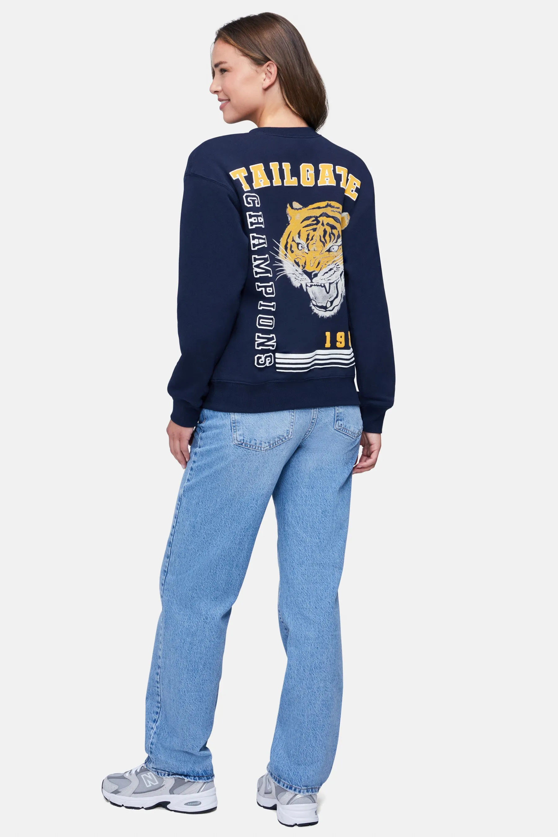 Tailgate Tiger Cody Sweatshirt | Sky Captain