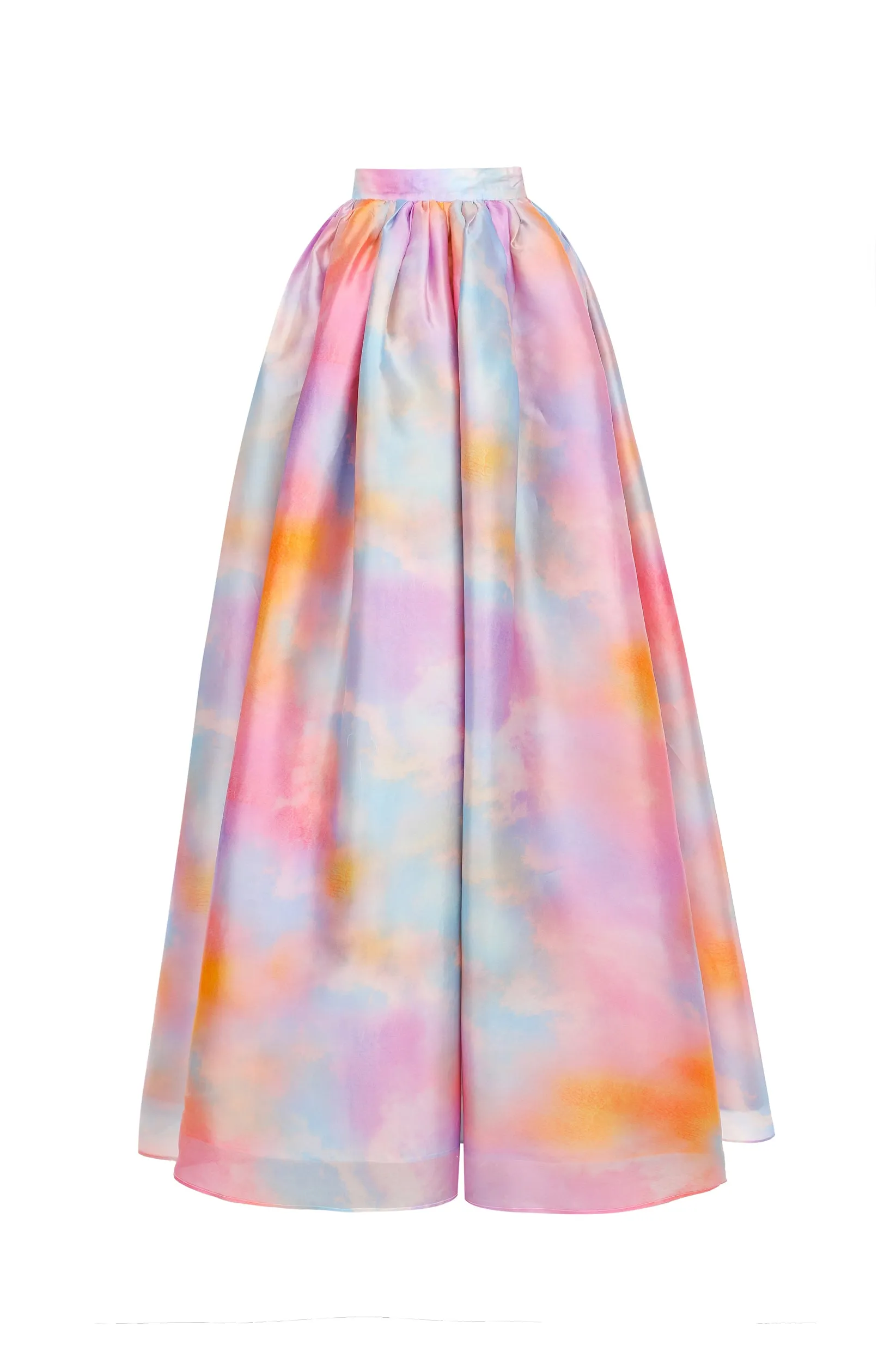 The Dopamine Silk Satin Ballroom Skirt