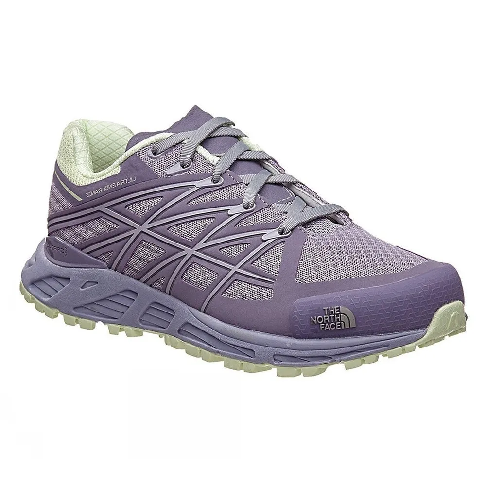 The North Face Women's Ultra Endurance Trail Running Shoes Lavender Gray/Ambrosia Green