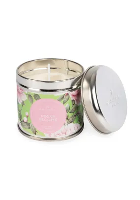 Tin Peony Bloom Candle