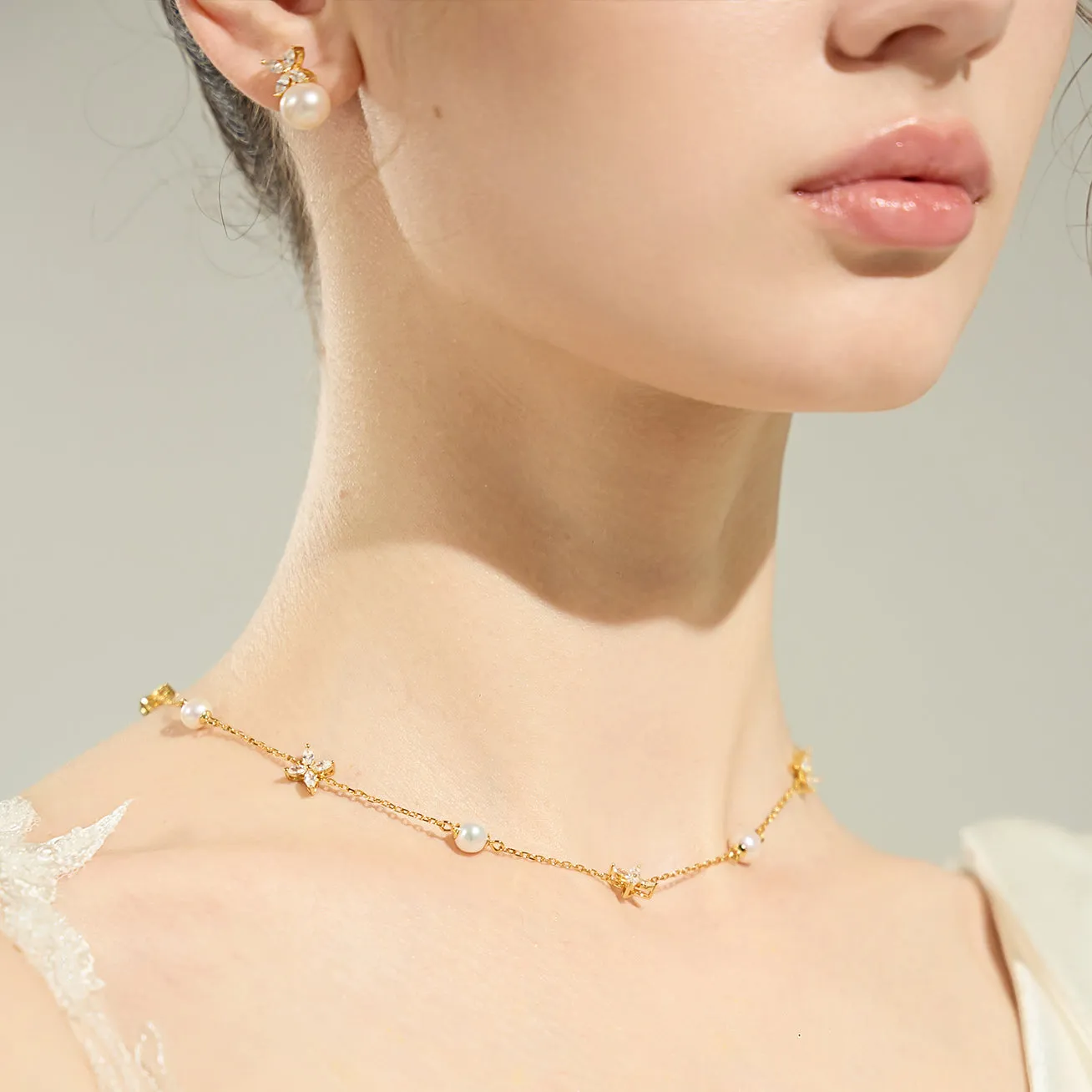 Top Grade Freshwater Pearl Necklace WN00564 | EVERLEAF