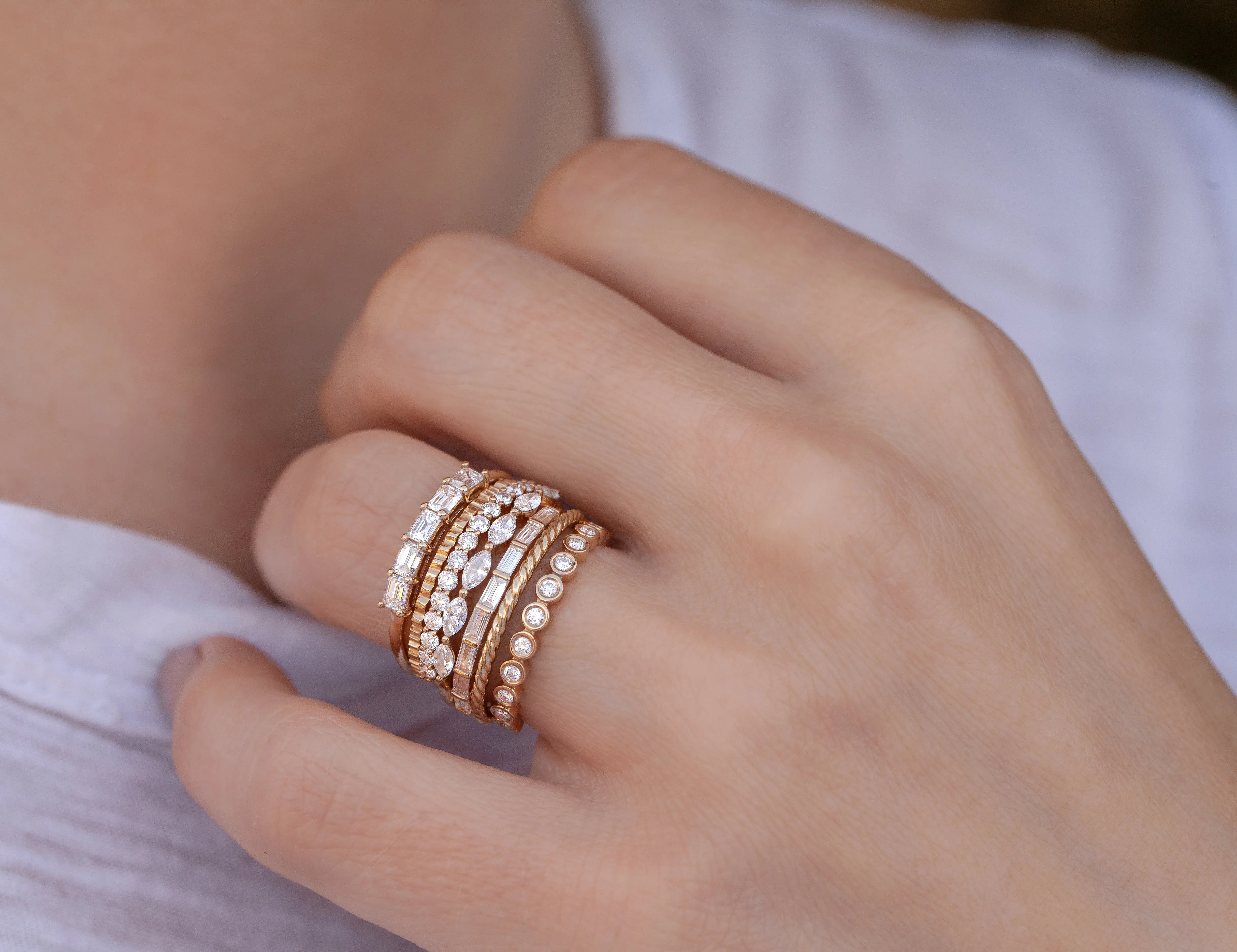 Twist Stacking Ring (Ready to Ship)