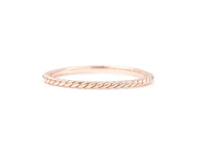 Twist Stacking Ring (Ready to Ship)