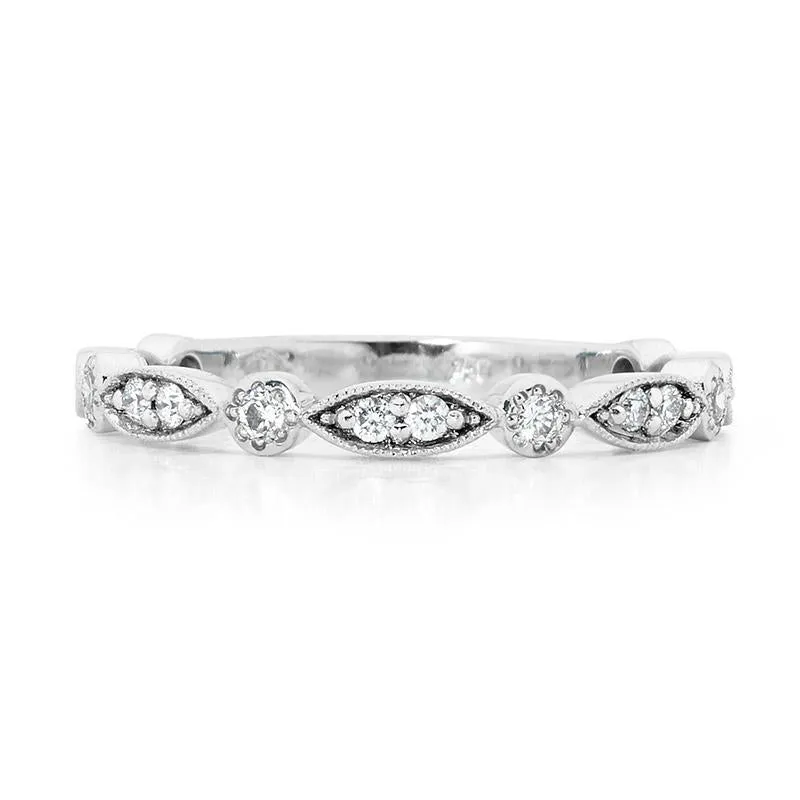 Vintage style diamond ring