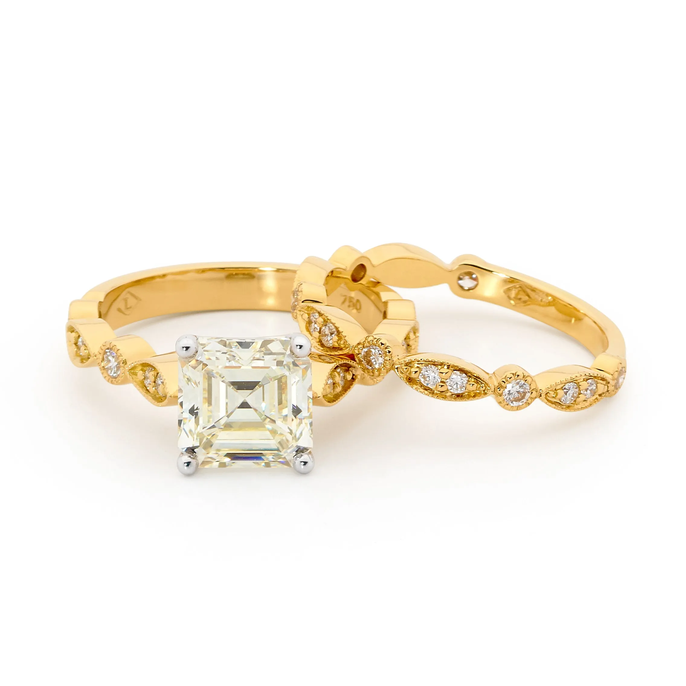 Vintage style diamond ring