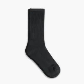 Women's Cotton Crew Sock | Charcoal