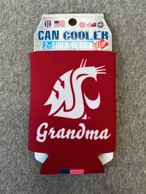 WSU Grandma Can Koozie 12 oz